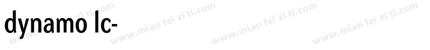 dynamo lc字体转换